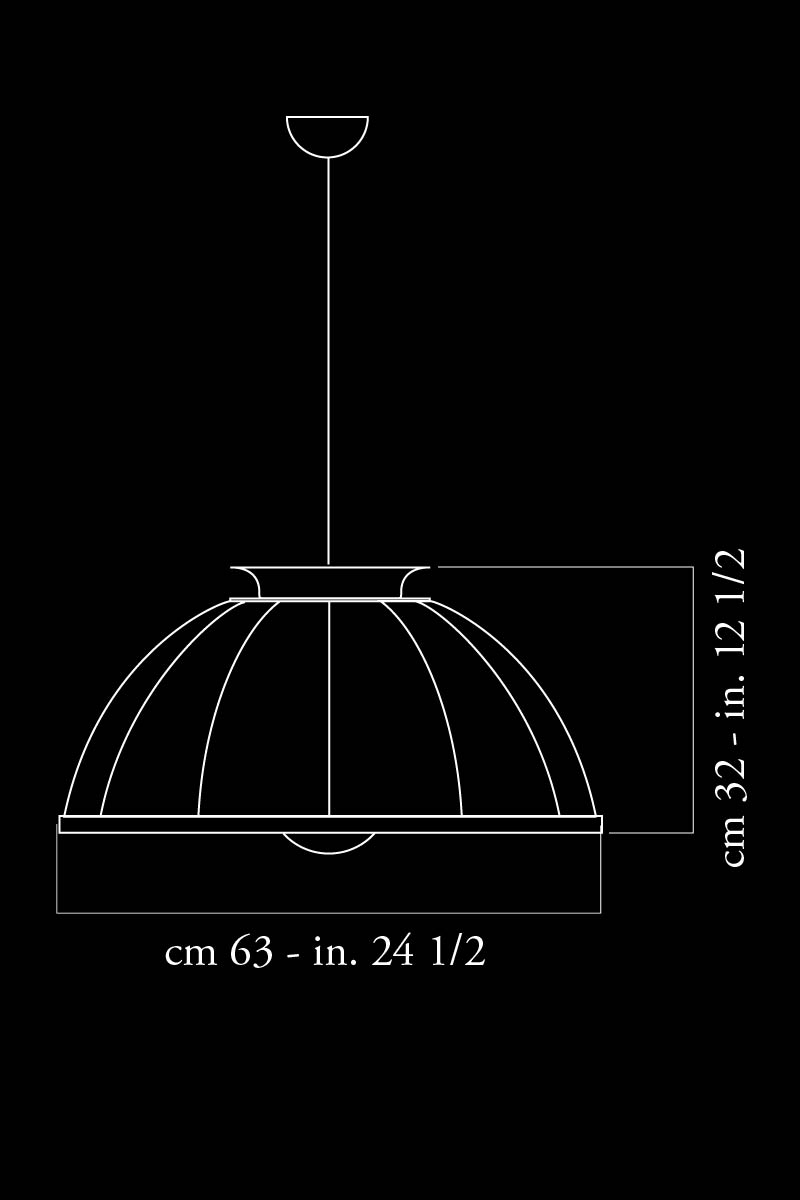 Fortuny Cupola 63 lamp dimensions
