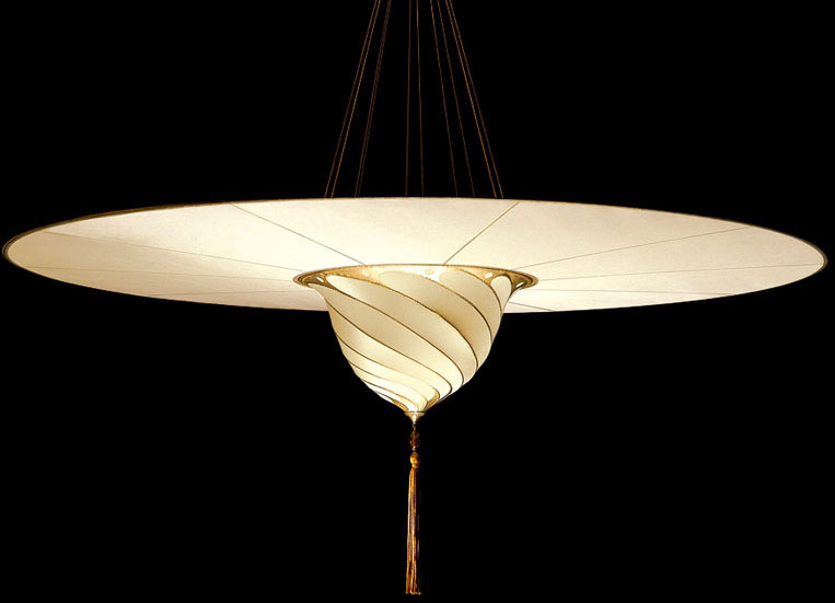 lunch Afhankelijk groei Samarkanda Vogue silk lamp with disc - Fortuny