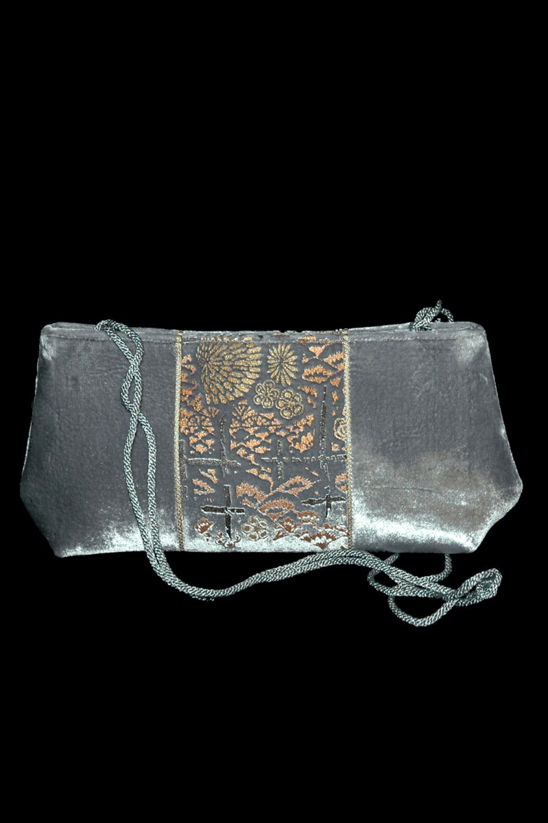 Fortuny Baguette velvet pochette bag