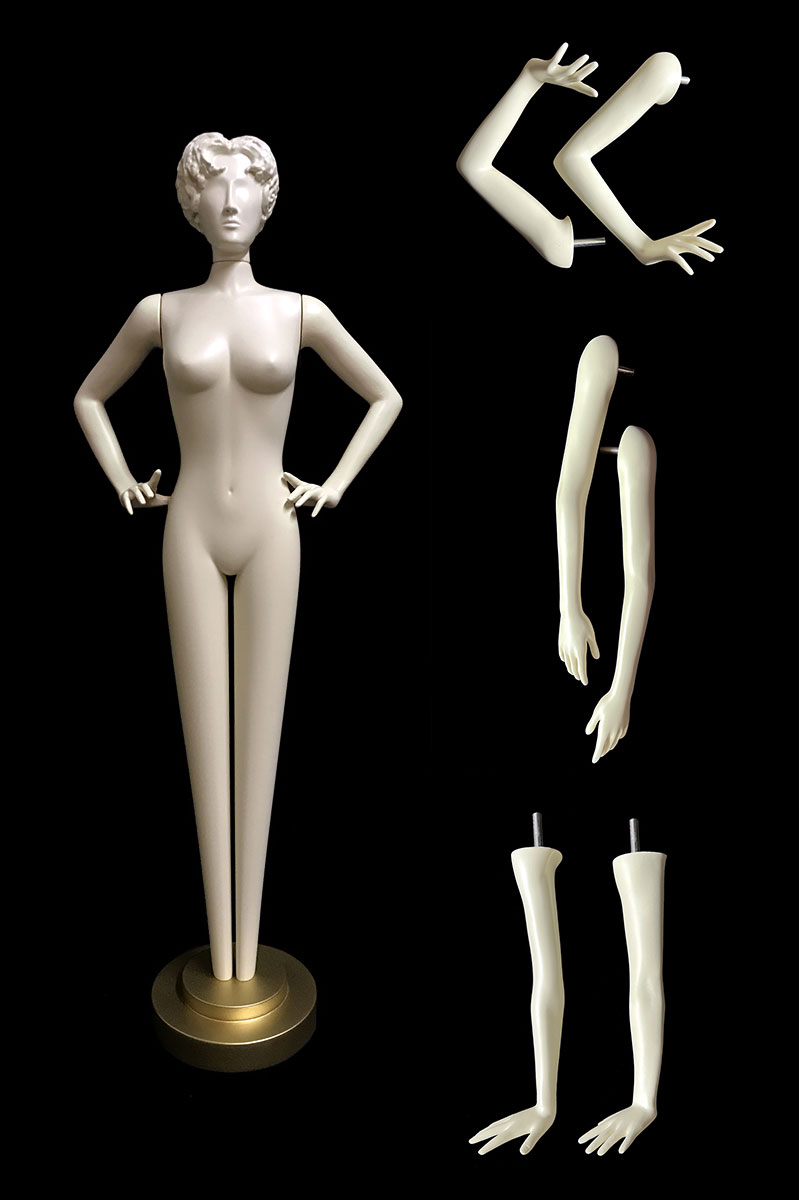 Diva mannequin arms
