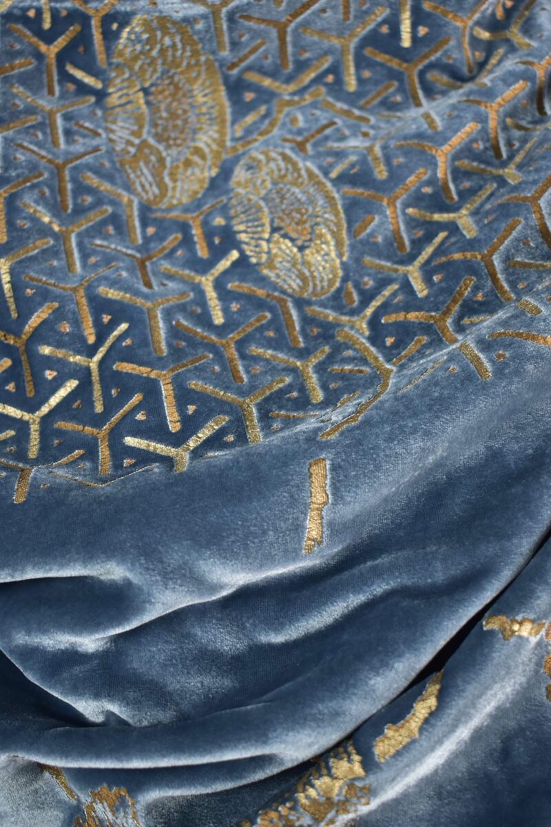 Fortuny printed velvet shawl
