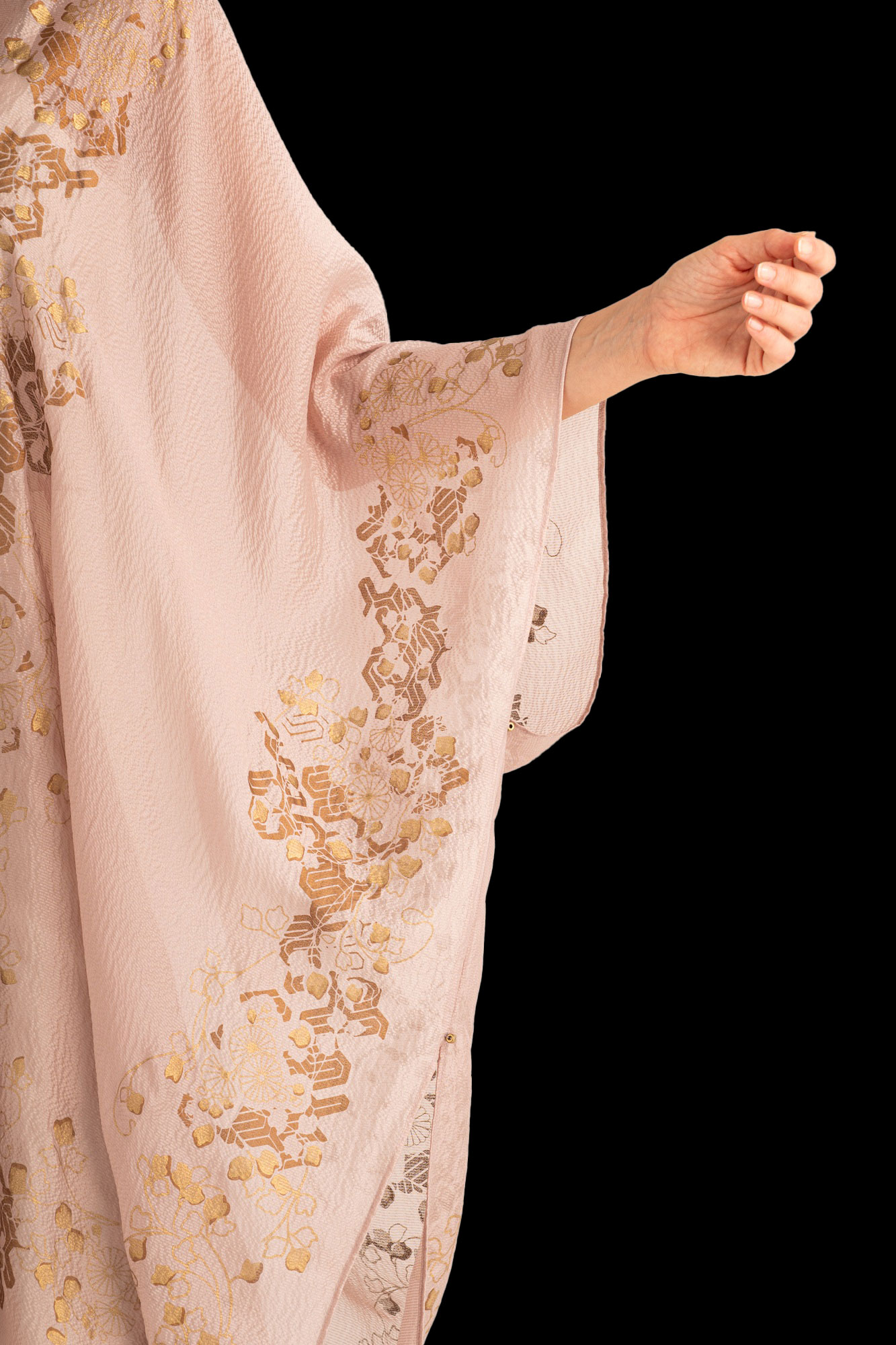 Esther Evening Coat in Crepe Georgette | Ramage Mauve