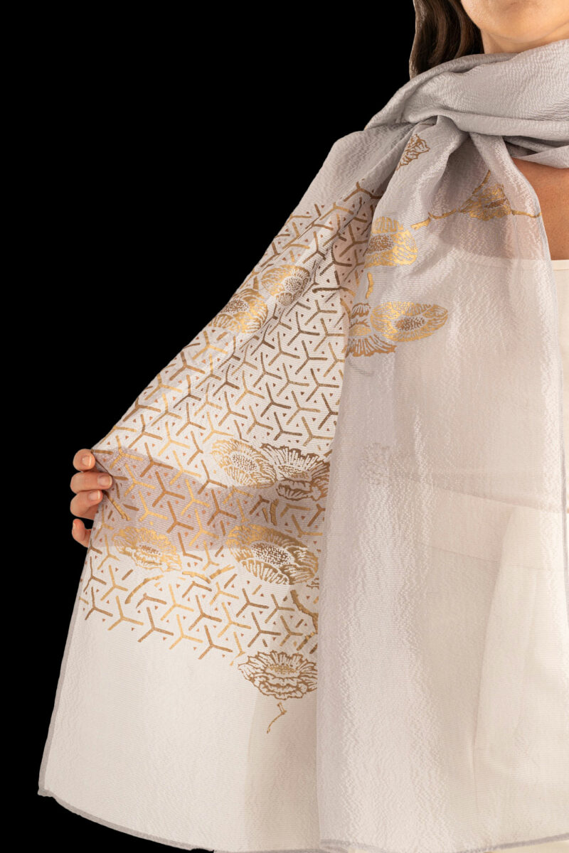 Crepe Georgette Scarf | Japan Marron Glacé
