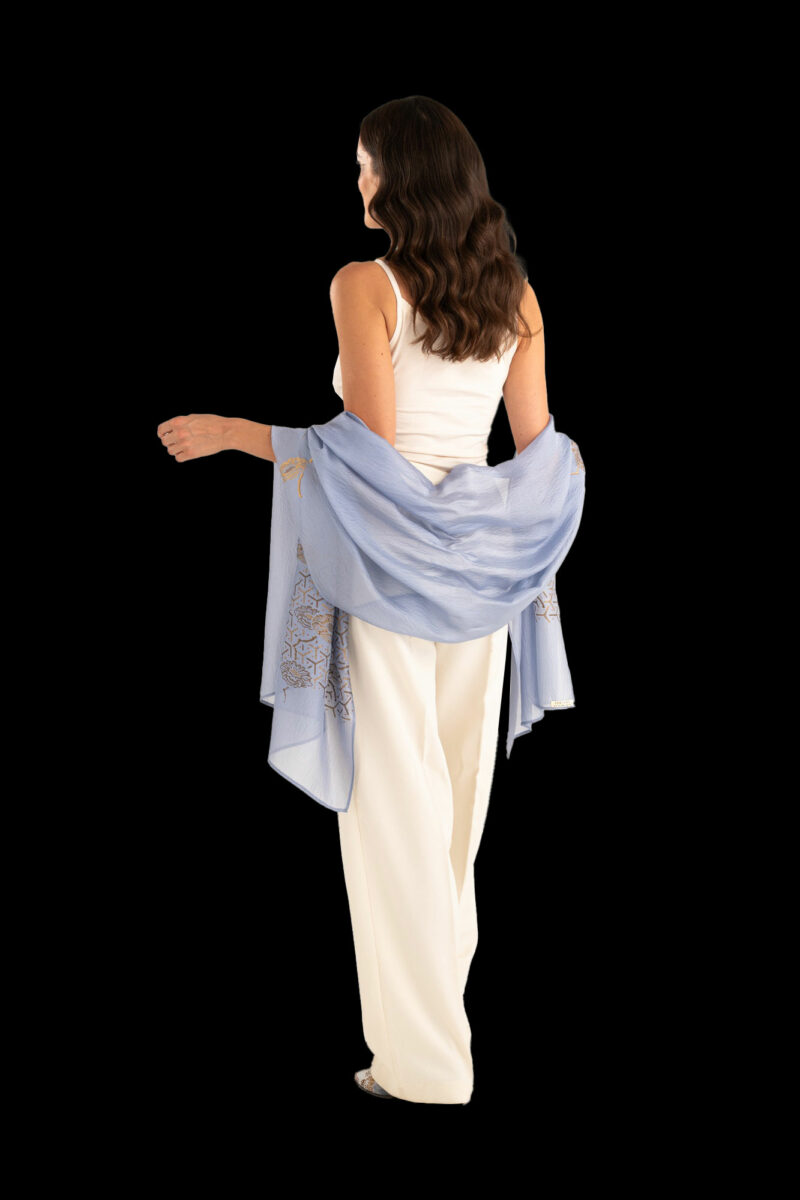 Crepe Georgette Scarf | Japan Pervinca